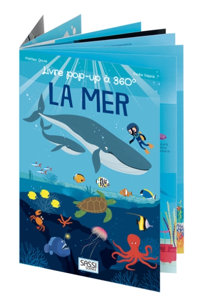 Livre pop-up à 360° - La mer