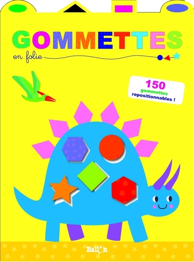 Gommettes en folie : Dinosaure