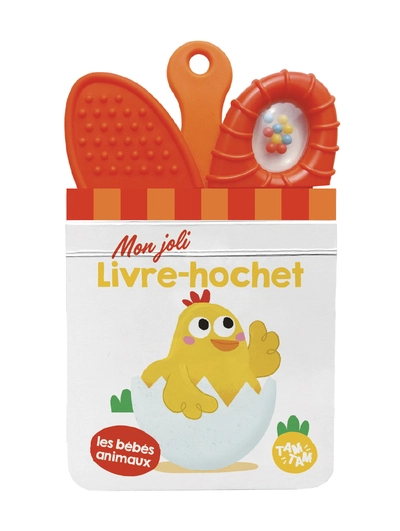 Les bébés animaux livre hochet
