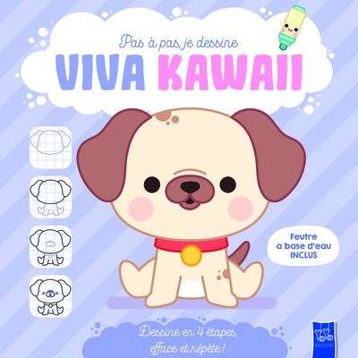 Pas à pas je dessine - Viva Kawaii : Le chien