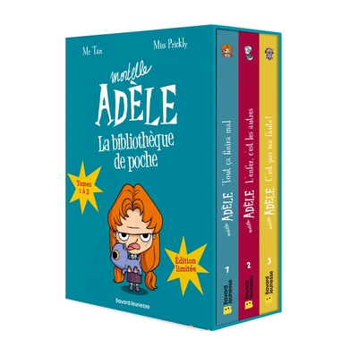Ma bibliothèque Mortelle Adèle : Coffret des tomes 1 à 3: Petit, mais mortel !