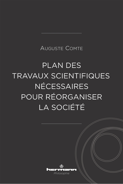 Plan des travaux scientifiques nécessaires pour réorganiser la société