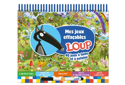 Mes jeux effacables loup