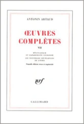 Oeuvres complètes, tome 7