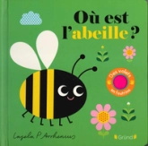 Où est l'abeille ?  Livre à rabats en feutrine et miroir  À partir de 6 mois