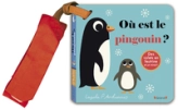 Où est le pingouin ?  Livre poussette à rabats en feutrine et miroir  À partir de 6 mois