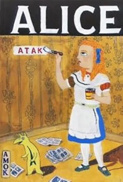 Alice embrasse la lune avant qu'elle dorme