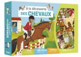 A la découverte des chevaux, avec un plateau géant aimanté