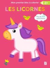 Mon premier bloc à colorier : Les licornes