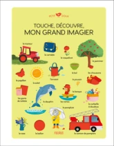 Touche, découvre, Mon grand imagier