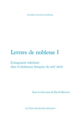 Lettres de noblesse I