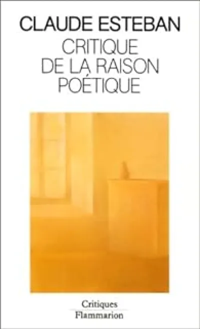 Critique de la raison poétique