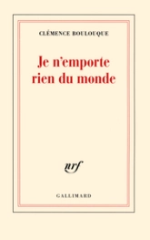 Je n'emporte rien du monde
