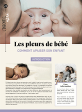 Les pleurs de bébé : comment apaiser son enfant
