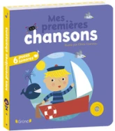 Mes premières chansons NE  Livre sonore avec 6 puces  Dès 1 an