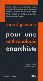 POUR UNE ANTHROPOLOGIE ANARCHISTE ancienne édition