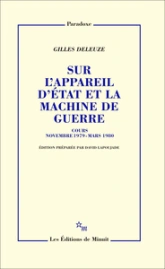 Sur l'appareil dÉtat et la machine de guerre: Cours novembre 1979  mars 1980