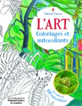 L'art : Coloriages et autocollants