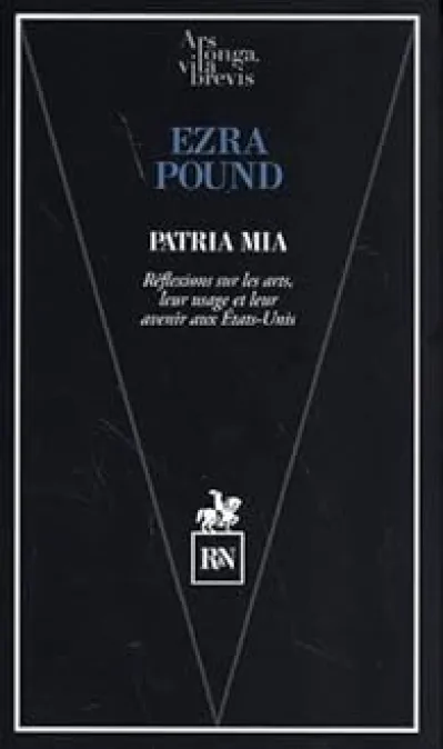 Patria Mia : Réflexions sur les arts, leur usage et leur avenir aux États-Unis