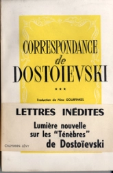 Correspondance de Dostoïevski - Calmann-Levy