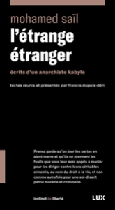 L'étrange étranger  - Ecrits d'un anarchiste kabyle