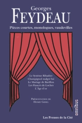 Pièces courtes, monologues, vaudevilles et comédies