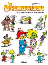 Le Scrameustache, tome 17: Les galaxiens s'en vont en gags