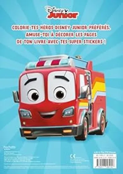 DISNEY JUNIOR - Mes Coloriages avec stickers