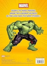 MARVEL - Mes Coloriages avec stickers
