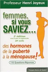 Femmes si vous saviez ! Des hormones, de la puberté à la ménopause