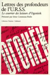 Lettres des profondeurs de l'U.R.S.S.: Le courrier des lecteurs d'«Ogoniok» (1987-1989)