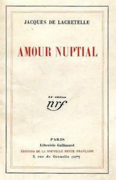 Amour nuptial