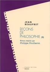 Leçons de philosophie : Idéalisme allemand et Philosophie contemporaine