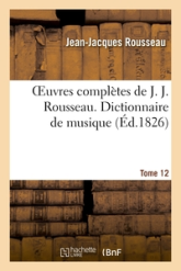 Dictionnaire de musique 1768
