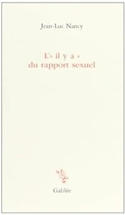 L'« il y a » du rapport sexuel