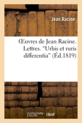 Lettres, 'Urbis et ruris differentia