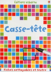 Casse-tête : Fiches nettoyables et feutre