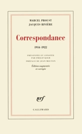 Correspondance (1914-1922) : Marcel Proust / Jacques Rivière