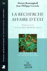 La recherche - Affaire d'Etat