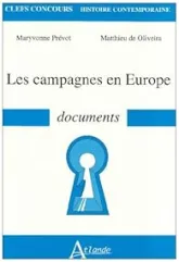 Les campagnes en Europe