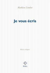 Je vous écris