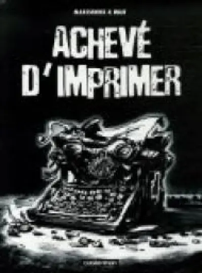 Achevé d'imprimer