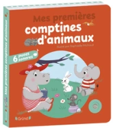 Mes premières comptines d'animaux NE  Livre sonore avec 6 puces  Dès 1 an