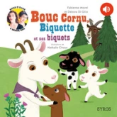 Bouc cornu, biquette et ses biquets