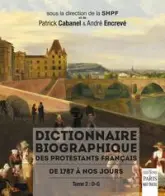 Dictionnaire biographique des protestants français de 1787 à nos jours.