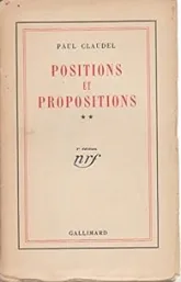 Positions et propositions