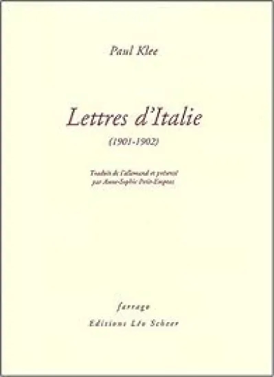 Lettres d'Italie (1901-1902)