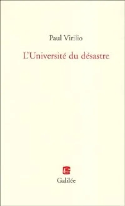 L'Université du désastre