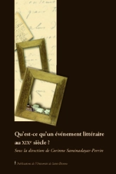 QU EST-CE QU UN EVENEMENT LITTERAIRE