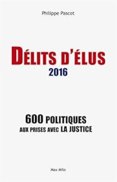 Délits d'élus 2016